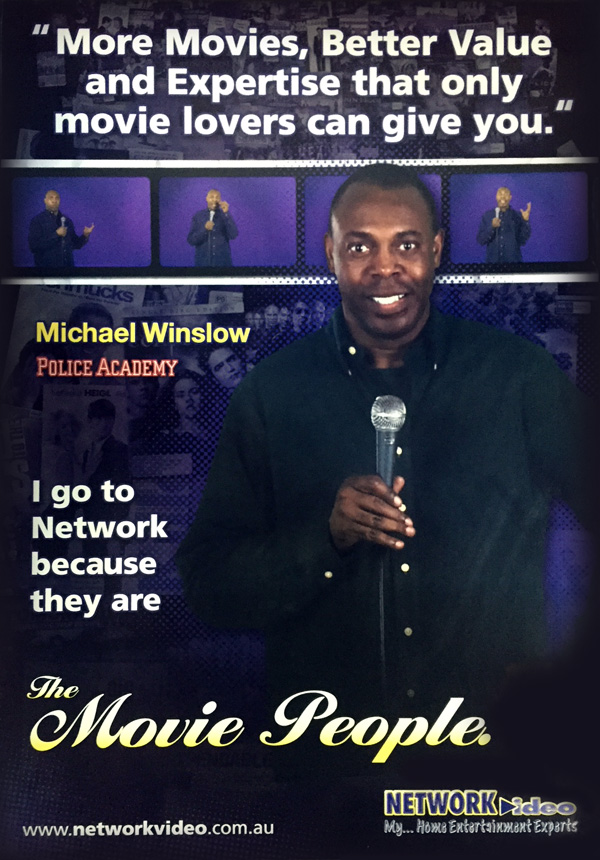 Michael Winslow Network Video Poster