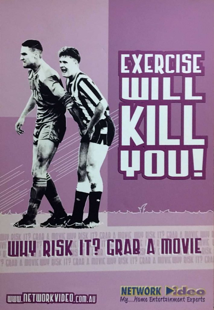 Excercise will Kill you Pro Rental poster